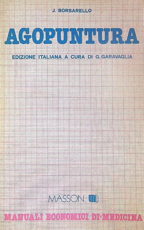 Agopuntura - J. Borsarello - copertina
