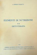 Elementi di nutrizione e di dietoterapia