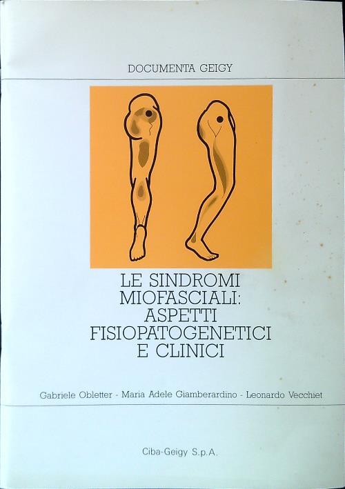 Le sindromi miofasciali: aspetti fisiopatogenetici e clinici - copertina