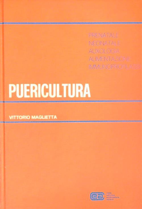 Puericultura - Vittorio Maglietta - copertina