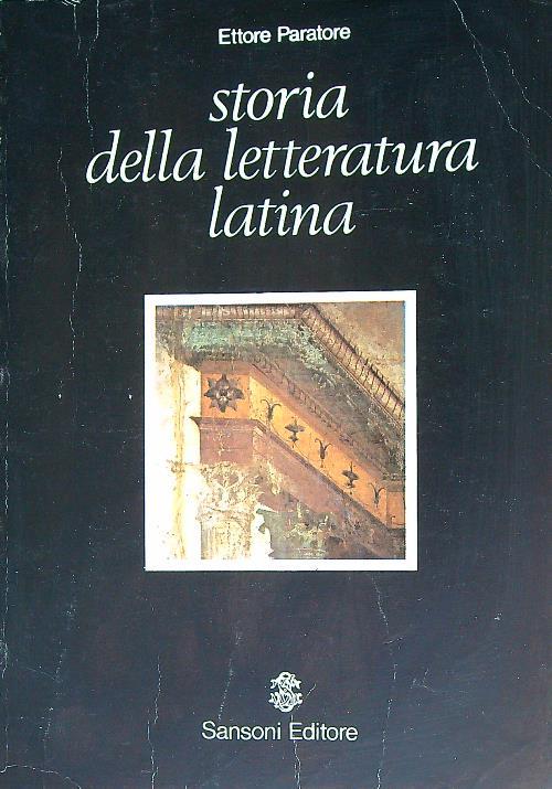 Storia della letteratura latina - Ettore Paratore - copertina