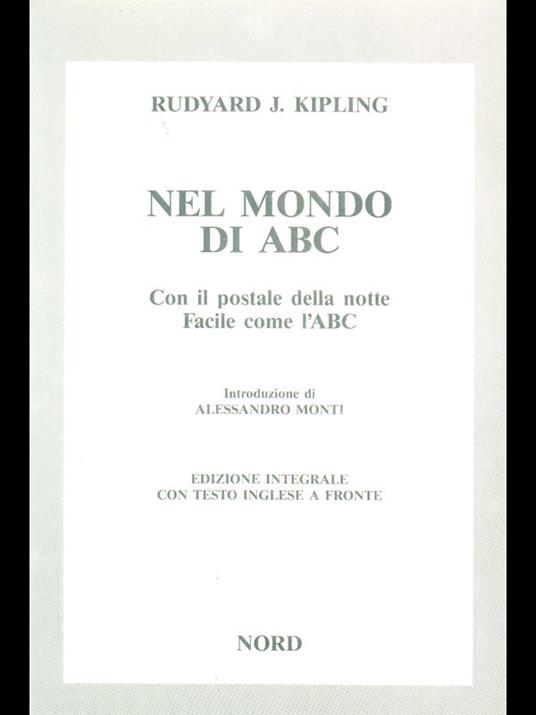 Nel mondo di abc - Rudyard J. Kipling - copertina