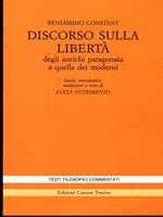 Discorso sulla libertà degli antichi paragonata a quella dei moderni