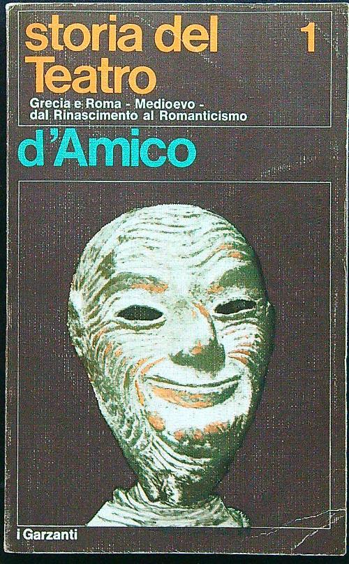 Storia del teatro 1 - D'Amico - copertina