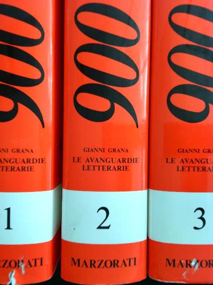 Le avanguardie letterarie vol.1-2-3 3vv - copertina