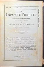 Le imposte dirette anno XXX numeri 1-24 1907