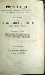 Vocabolario metodico d'arti e mestieri