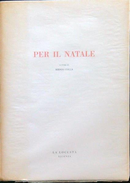 Per il Natale - Rienzo Colla - copertina