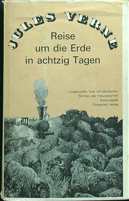 Reise um die erde in achtzig tagen - Jules Verne - copertina