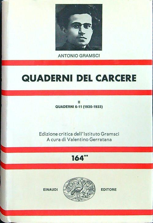 Quaderni del carcere II - Antonio Gramsci - copertina