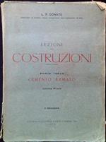 Lezioni di costruzioni. Parte Terza - Vol. I