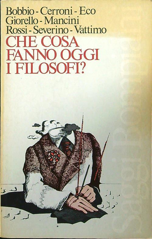 Che cosa fanno oggi i filosofi? - copertina