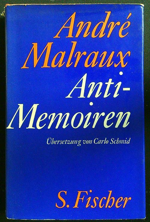 Anti-memoiren - Andrè Malraux - copertina