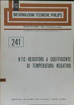 NTC - Resistori a coefficiente di temperatura negativo