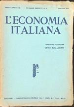 L' economia Italiana Anno XXVII n.12 / Dicembre 1942 - XXI