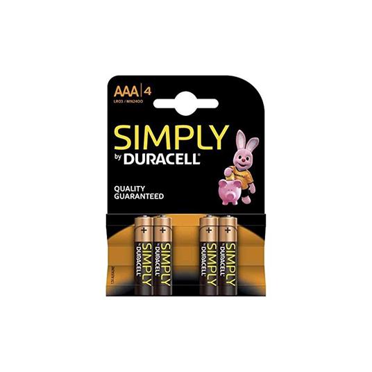 Duracell Simply Batteria - Tipo AAA