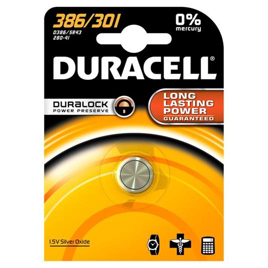 Duracell 301 Argento-Ossido 1.5V batteria non-ricaricabile - Duracell -  Informatica | IBS