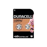 Duracell - 2016 - Batteria Bottone al litio 3V (Pz 2)