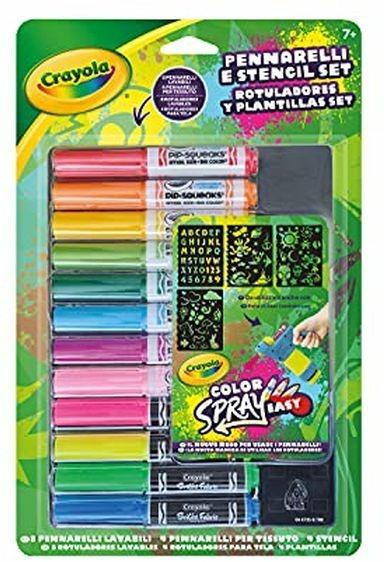 Crayola Set Pennarelli & Stencil - 2