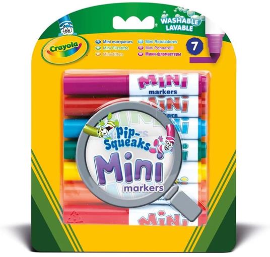 7 Mini Pennarelli Lavabili - Crayola - Cartoleria e scuola