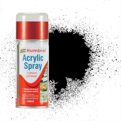 Colore Acrilico Spray Nero Lucido 150 Ml. Acrylic Hobby Sprays N 21