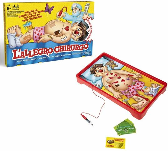 L'Allegro Chirurgo (gioco in scatola Hasbro Gaming, versione in Italiano) - 107