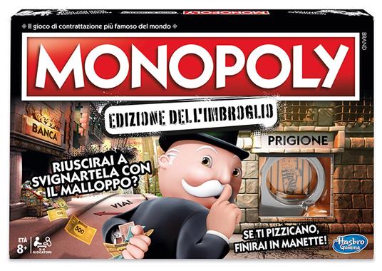 Monopoly Edizione Dell'Imbroglio. Gioco da tavolo - Hasbro - Monopoly -  Giochi di ruolo e strategia - Giocattoli | IBS