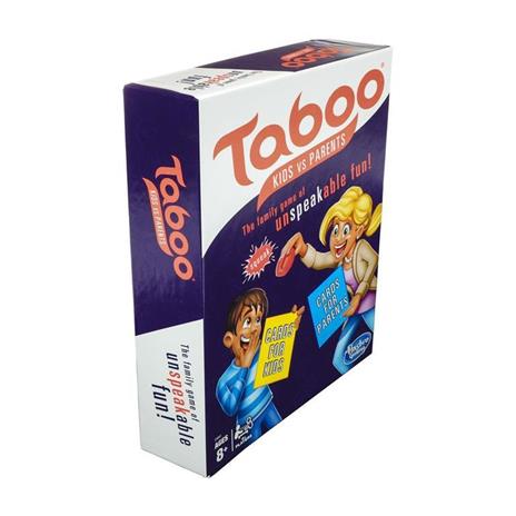 Hasbro Gaming E4941100 Tabu Familien Edition - Carte per bambini e adulti, gioco di famiglia