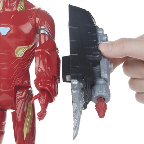 Marvel Avengers: Endgame Iron Man Titan Hero compatibile con Power FX. Action Figure da 30 cm Power FX non incluso - 5