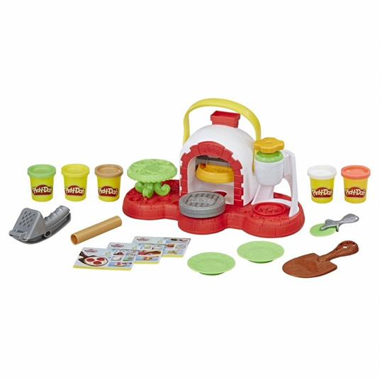 Play-doh kitchen creations, la pizzeria, playset con 6 vasetti di pasta  modellabile e 8 accessori - Toys Center