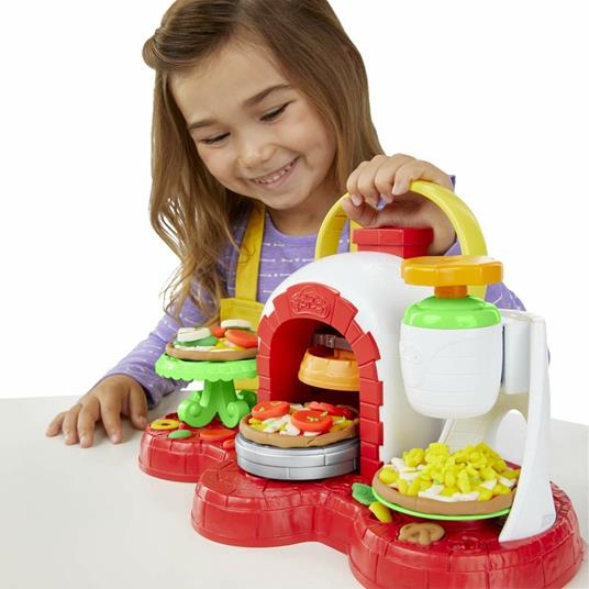 Play-Doh Kitchen Creations La Pizzeria, playset con 6 vasetti di