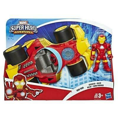 Marvel Super Hero Adventures. Iron Man Speedster (Playskool Heroes Super Hero Adventures, personaggio da 12,5 cm con veicolo) - 2