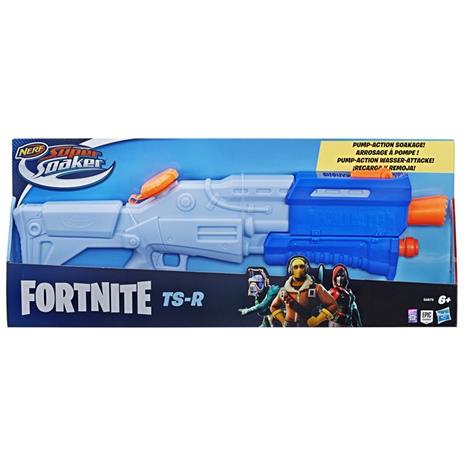 Nerf Super Soaker - Fortnite TS-R (blaster ad acqua, azionamento a pompa, capacità serbatoio 1 litro). - 3