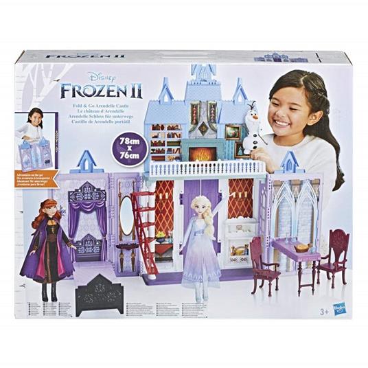 Frozen 2 -Castello di Arendelle pieghevole (Gioco per bambini ispirato al  film Disney Frozen 2) - Hasbro - Hasbro Disney Princess - Casa delle  bambole e Playset - Giocattoli | IBS