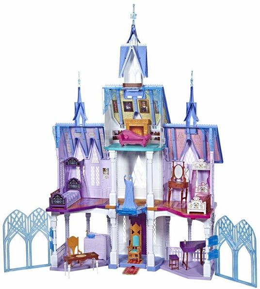 Frozen 2. Castello di Arendelle deluxe (Castello con luci, terrazzo mobile  e suoni alto 1.5m, ispirato al film Disney Frozen 2) - Hasbro - Casa delle  bambole e Playset - Giocattoli | IBS