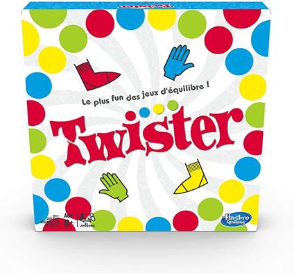 Twister - Gioco da tavolo divertente di equilibrio, versione francese