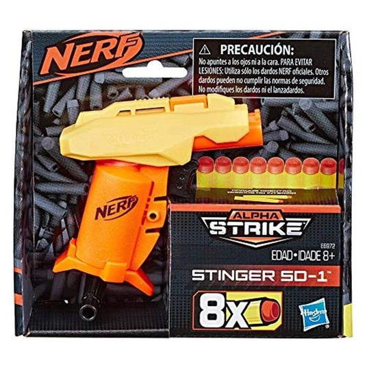 Hasbro Nerf Alpha Strike Stinger SD-1 con 8 dardi - Hasbro - Pistole e  fucili - Giocattoli | IBS