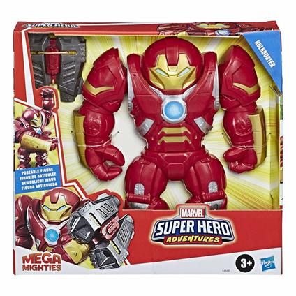 Marvel Super Hero Adventures. Hulkbuster (Playskool Heroes Super Hero Adventures Mega Mighties, action figure da 30 cm)