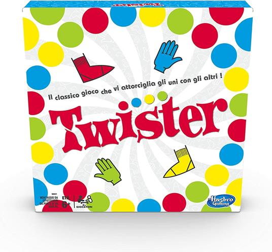 Twister (gioco in scatola Hasbro Gaming - versione in Italiano) - Hasbro -  Games - Giochi di ruolo e strategia - Giocattoli