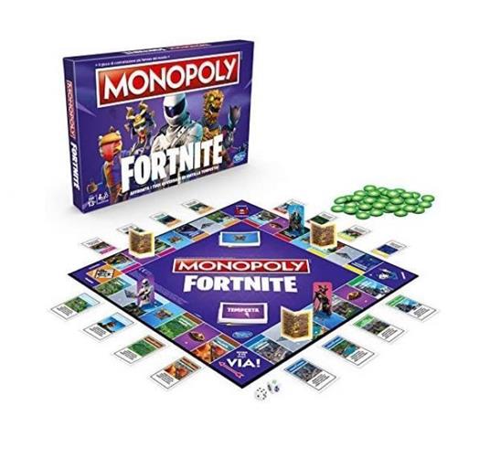 Monopoly Fortnite. Gioco da tavolo - Hasbro - Hasbro Gaming - Giochi di  ruolo e strategia - Giocattoli | IBS