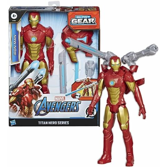 Avengers Titan Hero Blast Gear personaggio 30 cm Iron Man - Hasbro - Hasbro  Marvel - TV & Movies - Giocattoli | IBS
