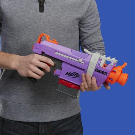 Nerf Fortnite. SMG-E (Blaster motorizzato con clip di 6 dardi, include 6 dardi ufficiali Nerf Elite) - 10