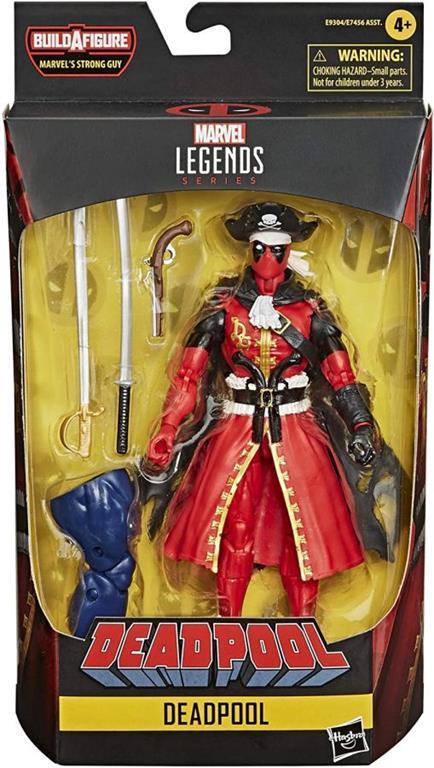 Hasbro Marvel Legends Series E9304 Marvel Legends Series Deadpool Pirate Figurina con Accessori, 15 cm, Multicolore