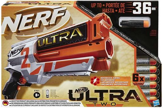 Nerf Ultra. Two (Blaster motorizzato a retrocarica rapida, 6 dardi Nerf Ultra, compatibile solo con i dardi Nerf Ultra) - 3