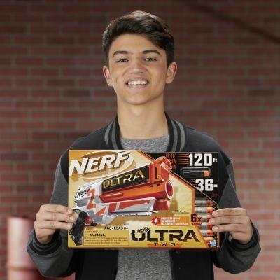 Nerf Ultra. Two (Blaster motorizzato a retrocarica rapida, 6 dardi Nerf Ultra, compatibile solo con i dardi Nerf Ultra) - 6