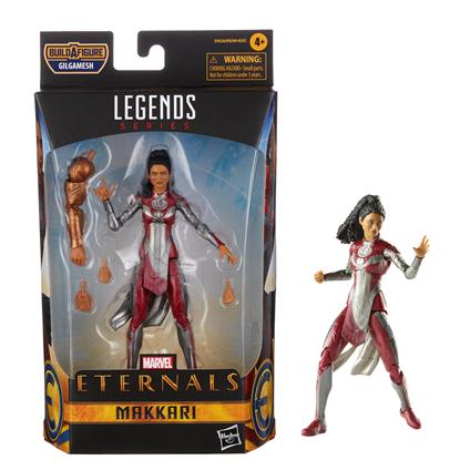 Hasbro Marvel Legends Series - Makkari (Action Figure 15 cm, con 2 Accessori Inclusi, Build-A-Figure