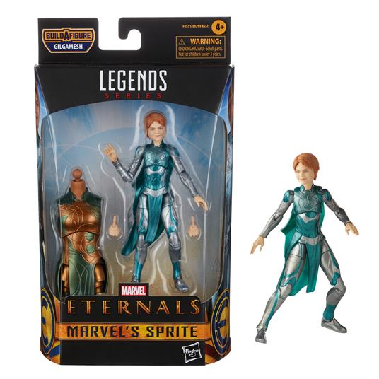 Hasbro Marvel Legends Series - Sprite (Action Figure 15 cm, Include 2  Accessori, Build-A-Figure, The Eternals), Multicolore - Hasbro - TV &  Movies - Giocattoli | IBS