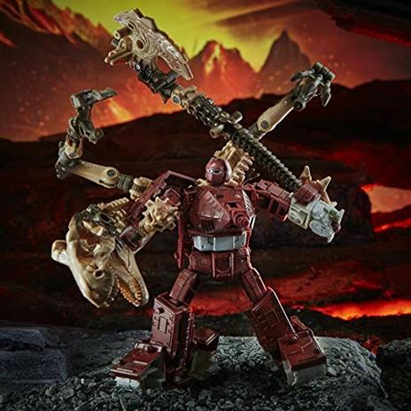 Hasbro Transformers Toys Generations War for Cybertron: Kingdom Deluxe, WFC-K6 Warpath, action figure da 14 cm - 2