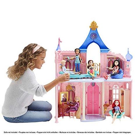 Hasbro Disney Princess Castello (Casa delle Bambole con 6 Elementi di arredo e 16 Accessori della Linea Principesse Disney Comfy) F09965L0