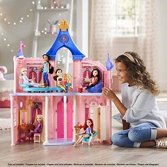 Hasbro Disney Princess Castello (Casa delle Bambole con 6 Elementi di arredo e 16 Accessori della Linea Principesse Disney Comfy) F09965L0 - 3
